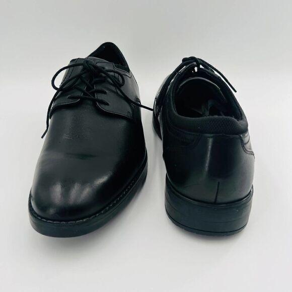 Rockport Trutrech Bryant Plain Toe Oxford Black Leather Shoe Size 11 NWOB - Picture 9 of 10